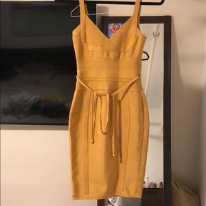 Mustard dress